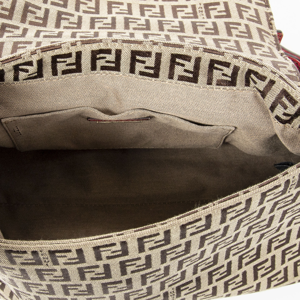Fendi Bicolor Flap Shoulder Bag - Picture 9 of 11